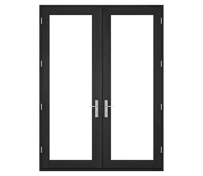 Pella Reserve Contemporary Wood Hinged Patio Door in Youngstown